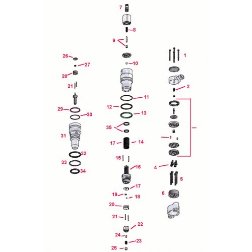 O-Ring Injector CAT C7 - C9 euro diesel